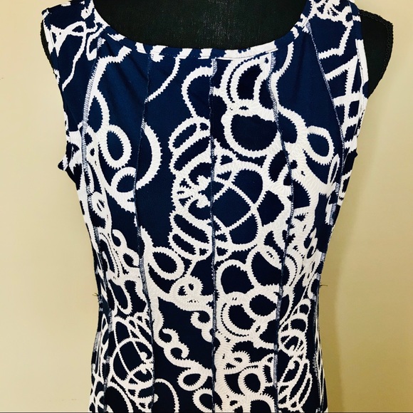 2/$20 Blue and White Print Dress! - Picture 6 of 6